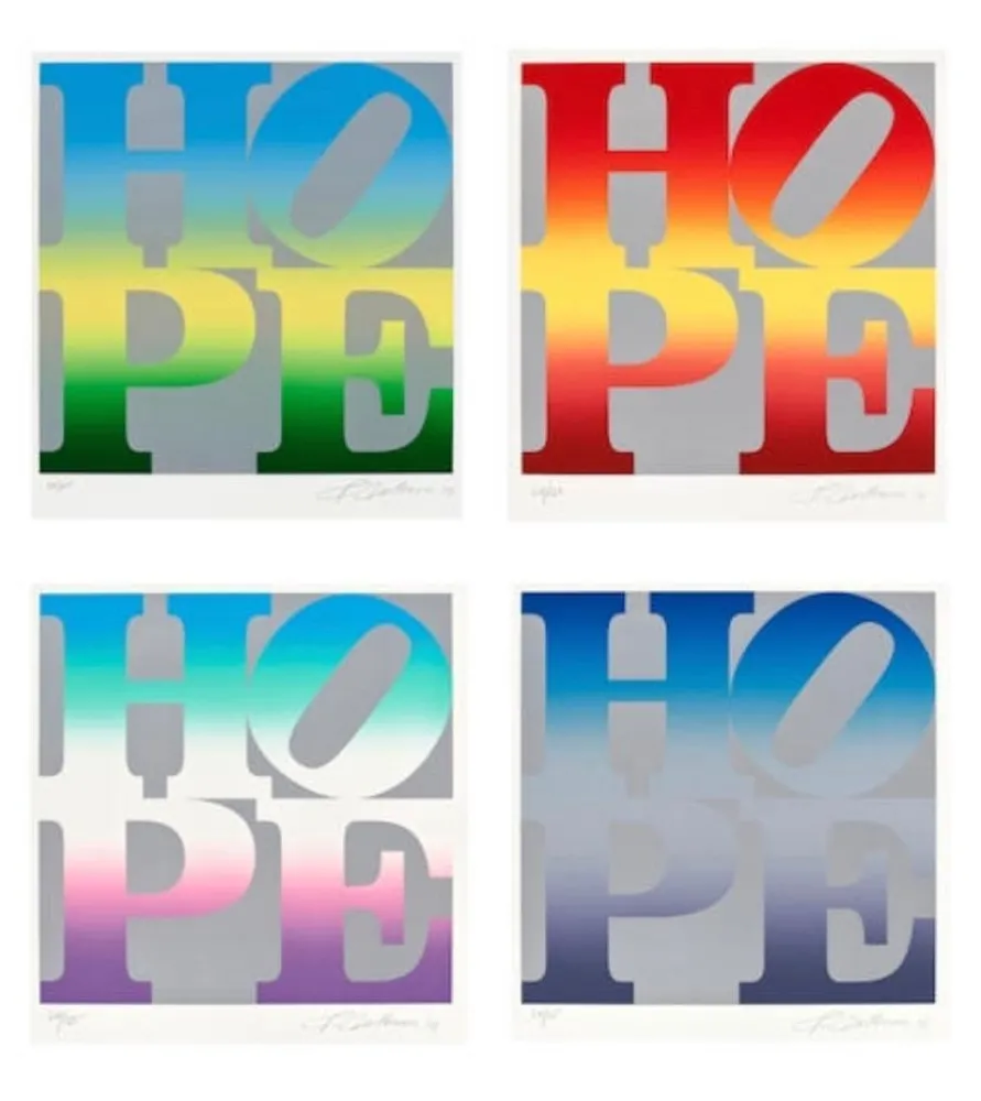 シルクスクリーン Indiana - Four Seasons of Hope (Silver), 2012