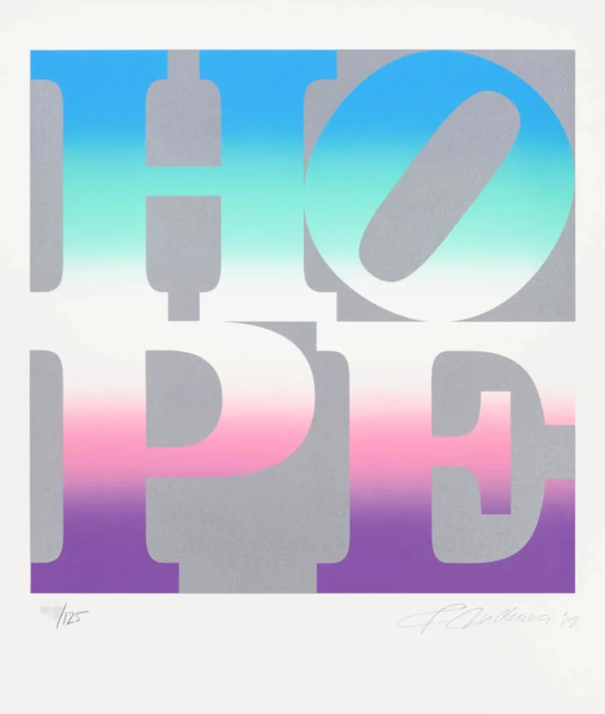 シルクスクリーン Indiana - Four Seasons of Hope: Spring (Silver)