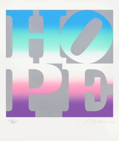 シルクスクリーン Indiana - Four Seasons of Hope: Spring (Silver)