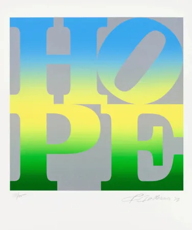 シルクスクリーン Indiana - Four Seasons of Hope: Summer (Silver)