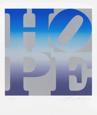 シルクスクリーン Indiana - Four Seasons of Hope: Winter (Silver)