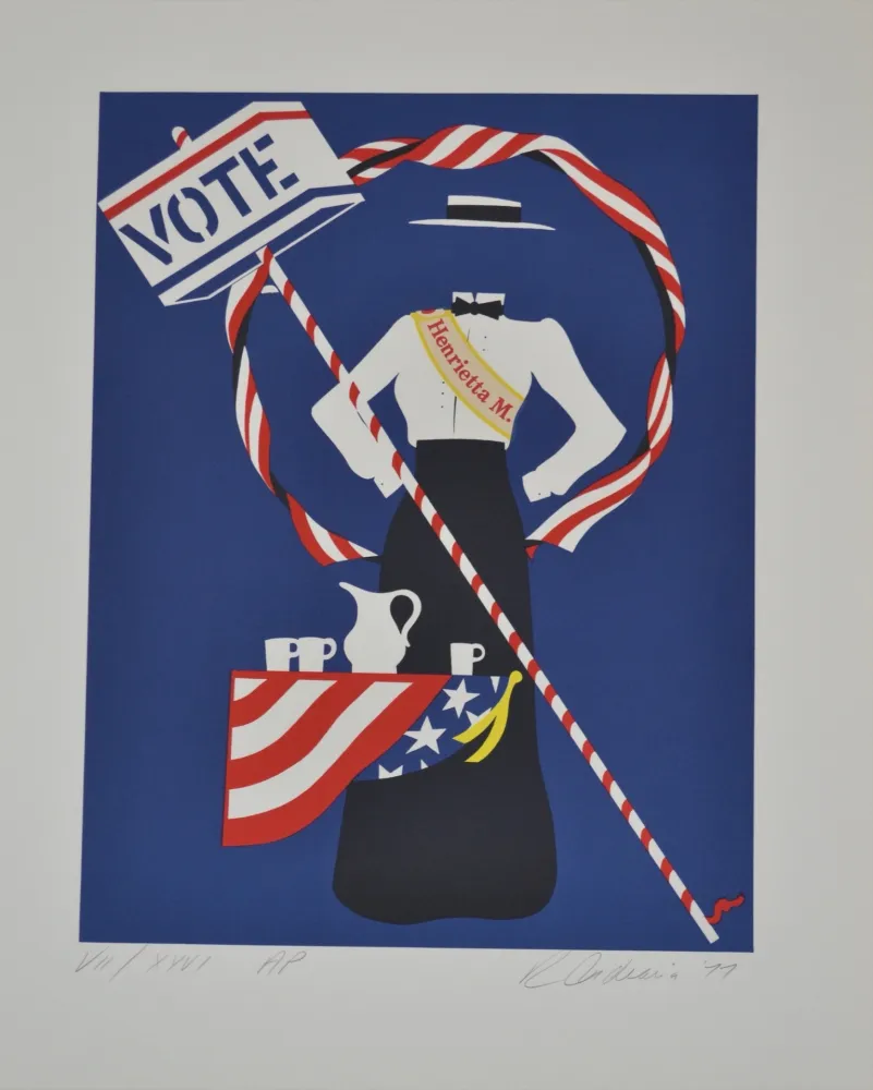 リトグラフ Indiana - Henrietta M. - Mother of us all portfolio