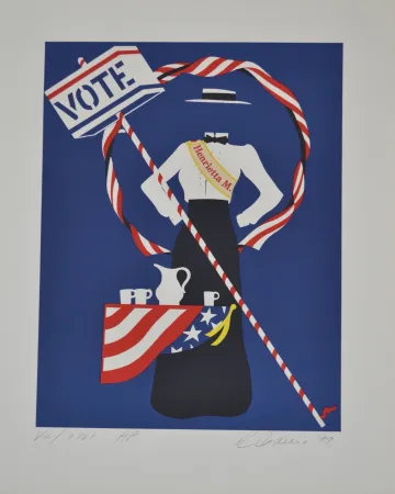 リトグラフ Indiana - Henrietta M. - Mother of us all portfolio