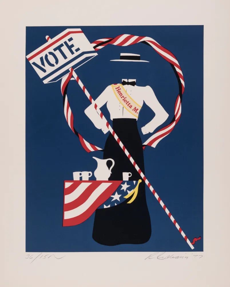 シルクスクリーン Indiana - Henrietta Martin, 1977 - Hand-signed