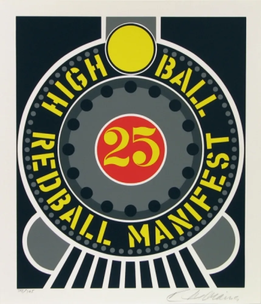 シルクスクリーン Indiana - High Ball Red Ball Manifest 25