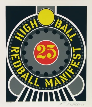 シルクスクリーン Indiana - High Ball Red Ball Manifest 25