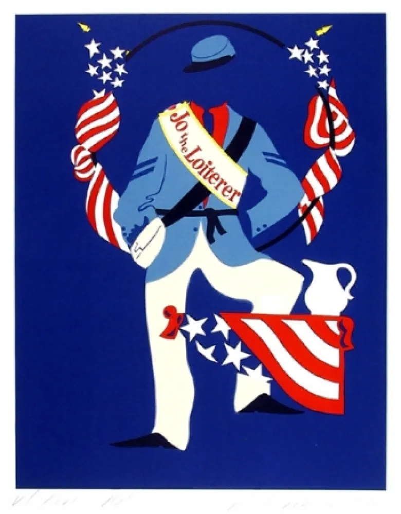 リトグラフ Indiana - JO THE LOITERER