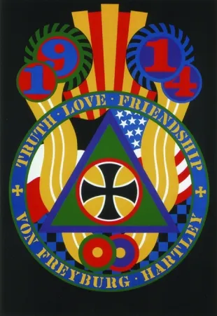 シルクスクリーン Indiana - KVF V, from The Hartley Elegies