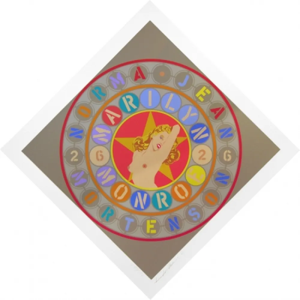 シルクスクリーン Indiana - Metamorphosis of Norman Jean (Marilyn Monroe)