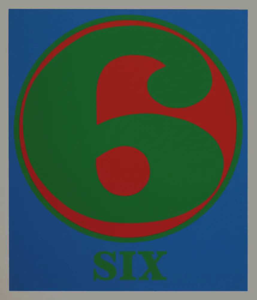 シルクスクリーン Indiana - Number 6, 1968