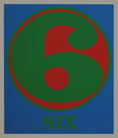 シルクスクリーン Indiana - Number 6, 1968