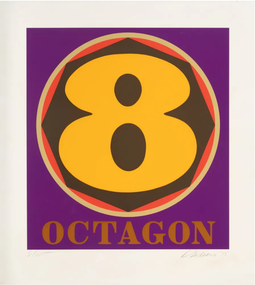 シルクスクリーン Indiana - Octogon, 1975 - Hand-signed