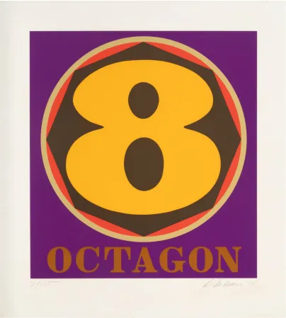 シルクスクリーン Indiana - Octogon, 1975 - Hand-signed