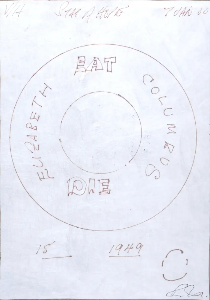 モノタイプ Indiana - Star of Hope Study #1, 2000