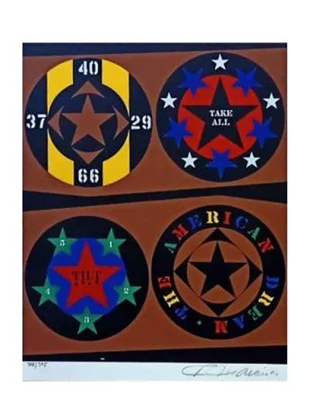 シルクスクリーン Indiana - THE AMERICAN DREAM