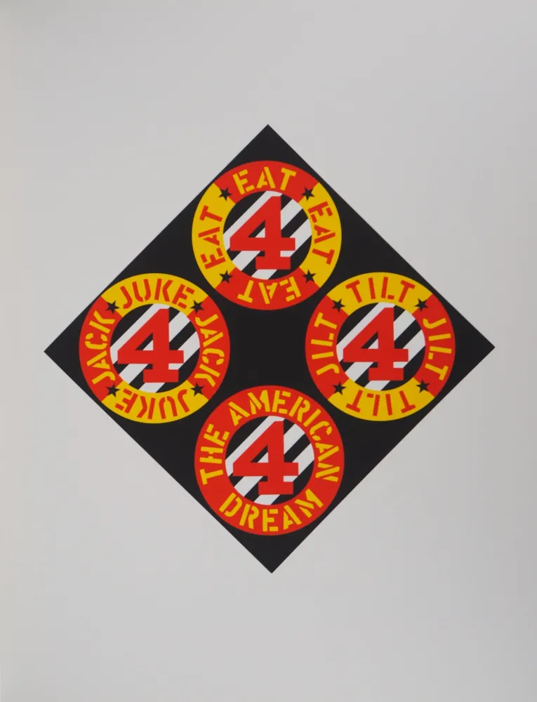 シルクスクリーン Indiana - The Beware-Danger American Dream