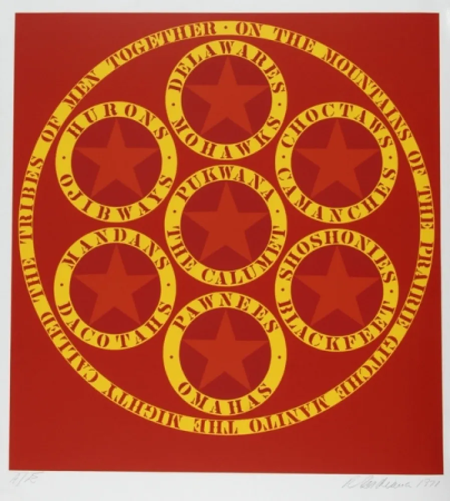 リトグラフ Indiana - The Calumet, from 