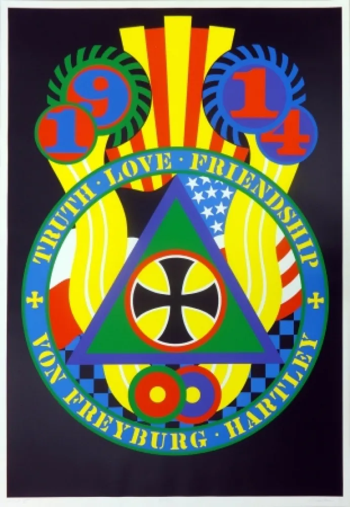 シルクスクリーン Indiana - The Hartley Elegies: Berlin Series, KvF V, 1990