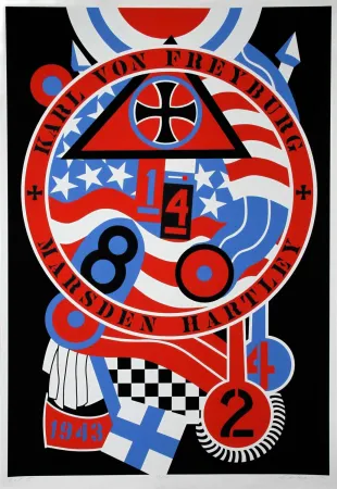 シルクスクリーン Indiana - THE HARTLEY ELEGIES - KvF II