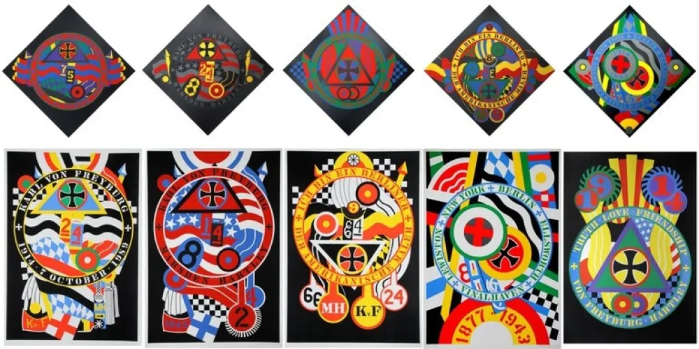 シルクスクリーン Indiana - The Hartley Elegies: The Berlin Series - KvF I - X