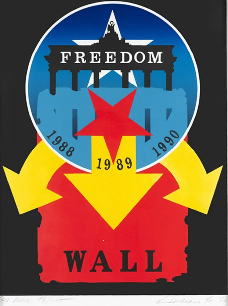 シルクスクリーン Indiana - The Wall