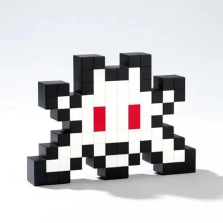 多数の Invader - 3D Little Big Space