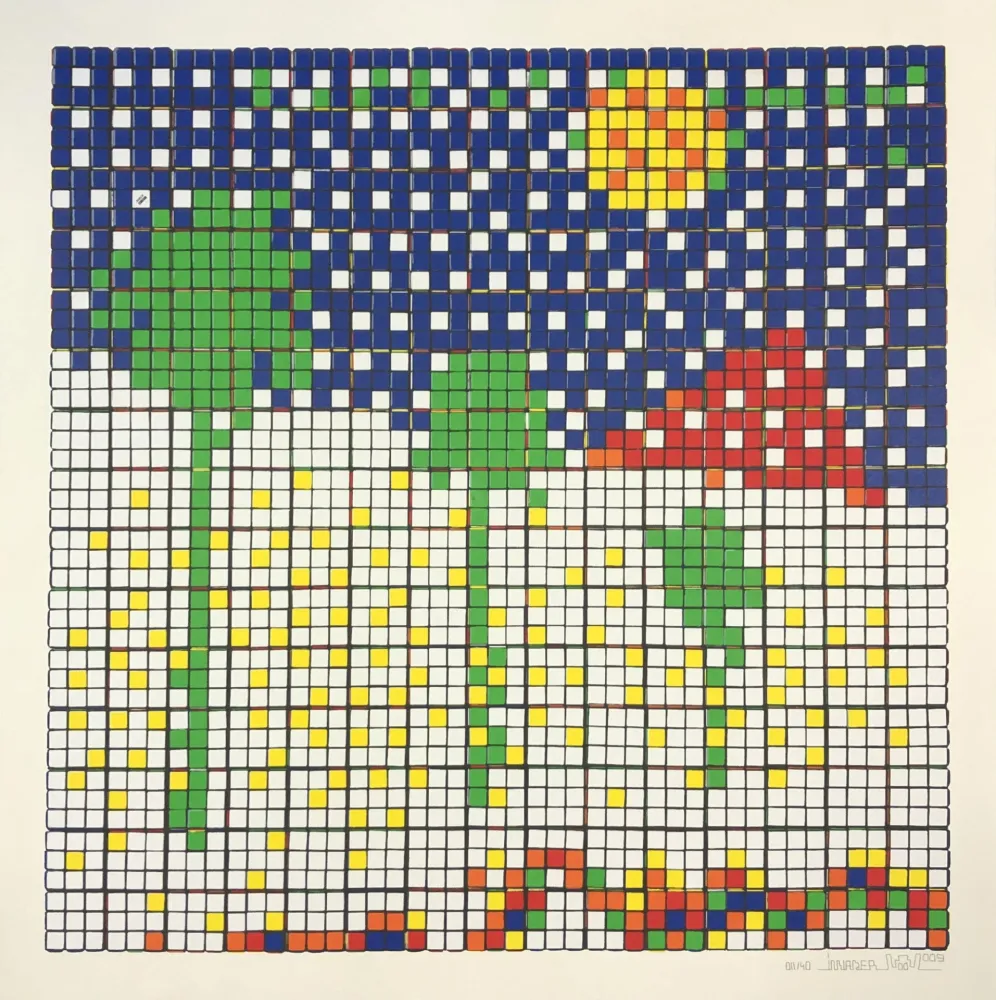 シルクスクリーン Invader - Boys Don’t Cry