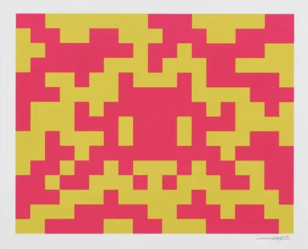 シルクスクリーン Invader - Camo M-2C-M1