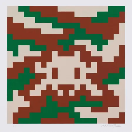 シルクスクリーン Invader - CAMO S-3C-M1