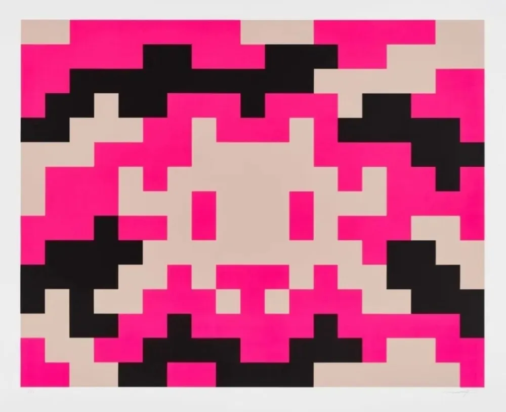 シルクスクリーン Invader - CAMO XXL-3C-M1