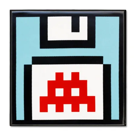 セラミック Invader - Ceramic Tile: Floppy Disk
