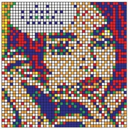 シルクスクリーン Invader - Ohh...Alright, 2011