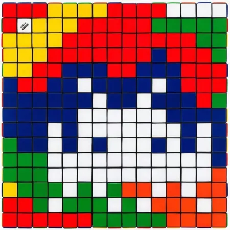 多数の Invader - Rubik Camouflage NVDR1-2