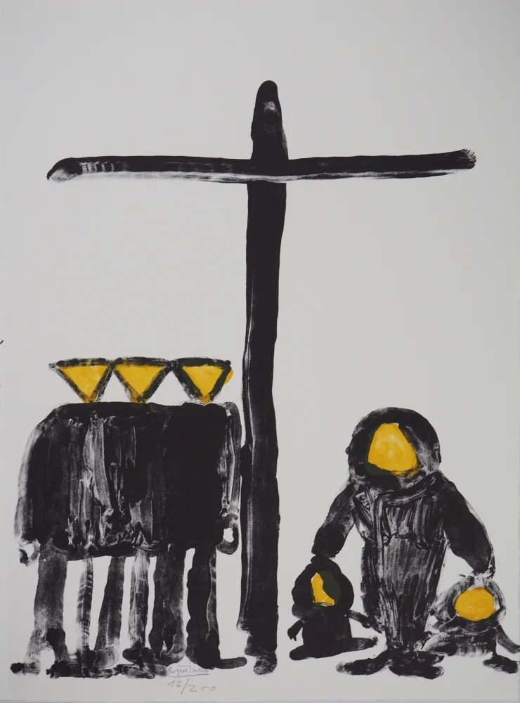 リトグラフ Ionesco - La Croix