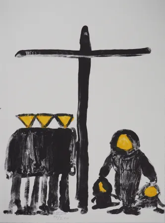 リトグラフ Ionesco - La Croix