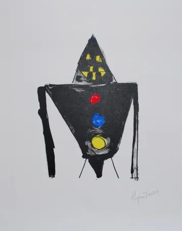 リトグラフ Ionesco - Le chevalier noir