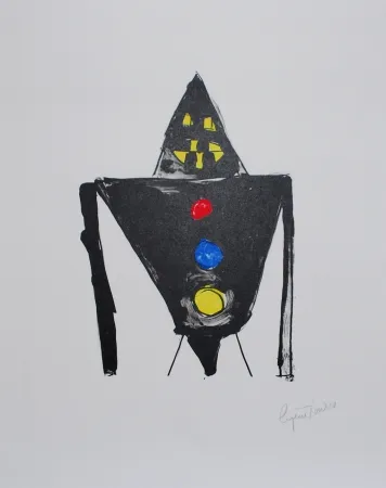 リトグラフ Ionesco - Le chevalier noir