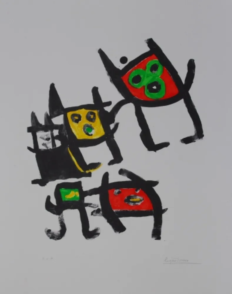 リトグラフ Ionesco - L'enfance de lart