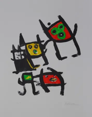 リトグラフ Ionesco - L'enfance de lart