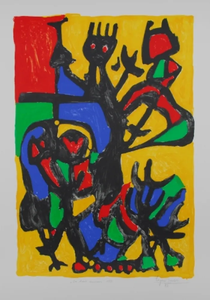 リトグラフ Ionesco - Les hauts danseurs