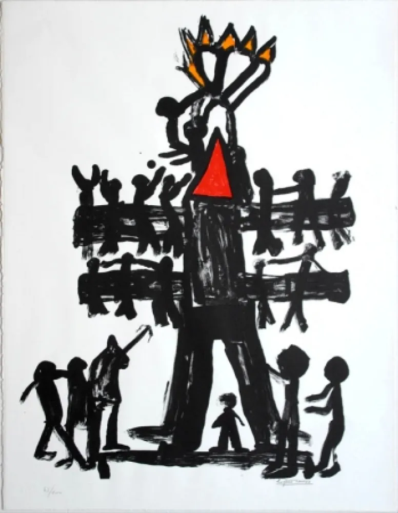 リトグラフ Ionesco - Untitled