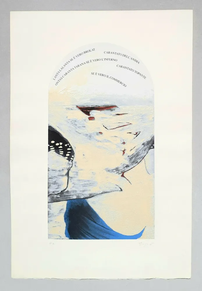 シルクスクリーン Isgro - Lanta lalanta