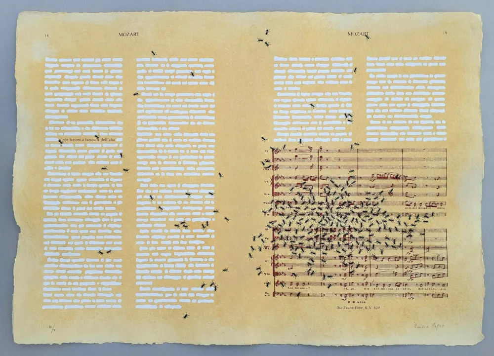 シルクスクリーン Isgro - Mozart