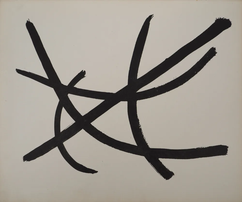 リトグラフ Jacobsen - Tracés abstraits