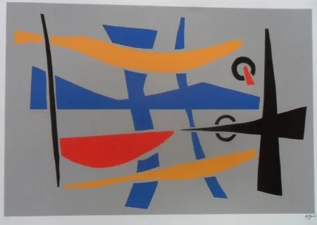 シルクスクリーン Jacobsen - Visions Sculpturales II