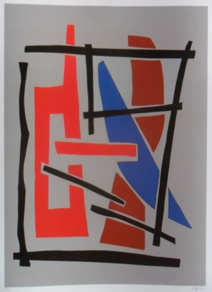 シルクスクリーン Jacobsen - Visions Sculpturales III