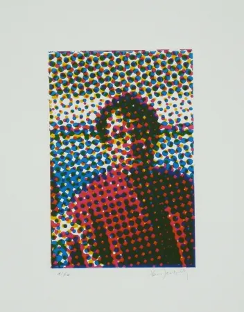 エッチングと　アクチアント Jacquet - Portrait de Mario Schifano