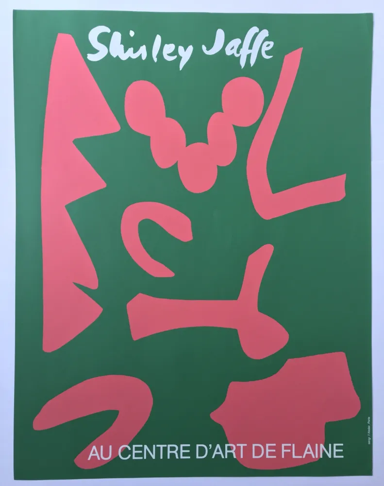 シルクスクリーン Jaffe - Centre d'art de Flaine