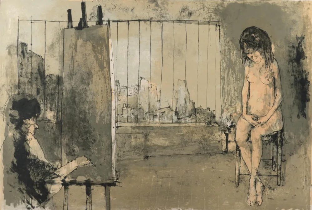 リトグラフ Jansem - Atelier parisien