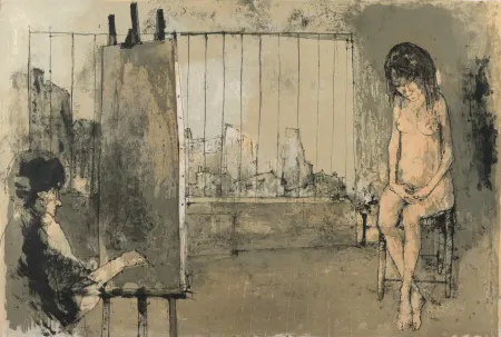 リトグラフ Jansem - Atelier parisien